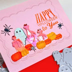 Halloween Splicing Pumpkin Die Cuts for Card Making, Various Patterns Metal Cutting Dies for Paper Scrapbooking, DIY Stencils for Album Party Wedding Festivals Decoration